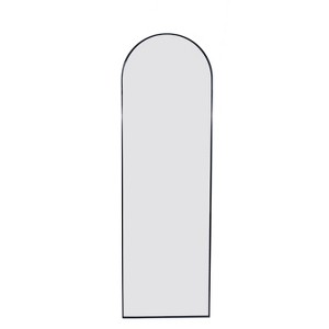 Lomsoe Black 63x20 inch metal arch stand full length mirror - 1 of 1