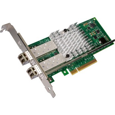 Intel® Ethernet Converged Network Adapter X520-SR2 - PCI Express x8 - 2 Port - 10GBase-SR - Internal - Full-height, Low-profile - Retail