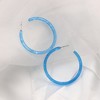 SOHI Women's Azure Blue The Paradiso Hoop Earrings - 2 of 4