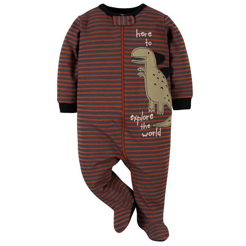 Gerber Baby Boys' Footed Pajamas, 2-Pack, 3 of 10