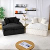 NicBex Oversized Corduroy Lounge Sofa Couch with Three Detachable Pillows,Upholstered Sleeper Sofa for Living Room,Bedroom - 4 of 4
