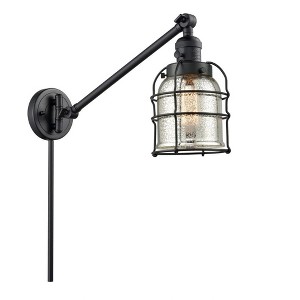 Bell Cage - 1 Light Swing Arm Wall Sconce In Industrial Style-25 Inches Tall and 8 Inches Wide - 1 of 1