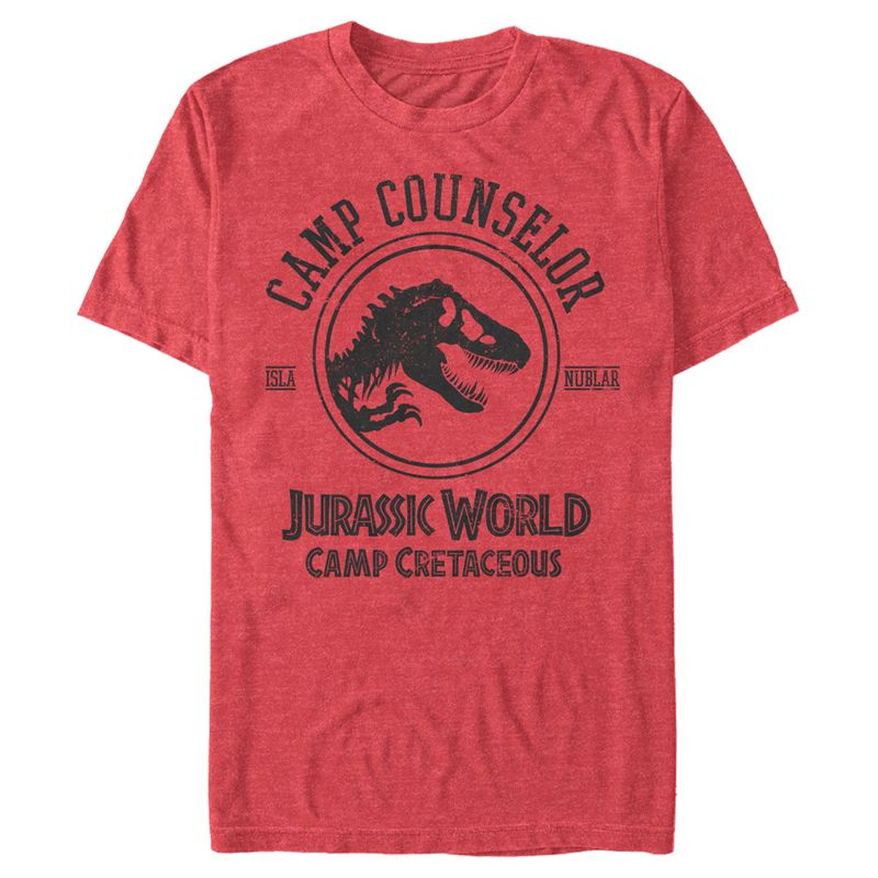 Men's Jurassic World: Camp Cretaceous Camp Counselor Logo T-Shirt, 1 of 6