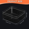 Unique Bargains Square Cube Clear Acrylic Box with Lid for Candy Tiny Jewelry Display - 2 of 4