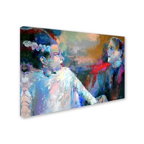 Trademark Fine Art -richard Wallich 'frankenstein And His Wife' Canvas ...