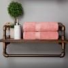 Luxury Cotton Heavyweight Ultra-Plush Bath Towel Set of 2 by Blue Nile Mills - 2 of 4