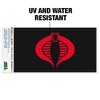 G.I. Joe Cobra Logo Automotive Bumper Sticker - 2 of 4