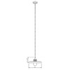 Paloma Modern One-Light Pendant - 14" Opal Glass & Brushed Nickel, Dimmable, Damp Rated - 2 of 4