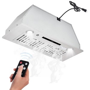 Range Hood 30 inch Under Cabinet, Stainless Steel Kitchen Vent Hood,Convertible Duct, Gesture, Touch & Remote Control, 3 Speed Settings - 1 of 4