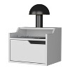 PAGED Wall Mounted Nightstand Modern Wooden Bedside Table with Storage Drawer and Open Shelf, Night Stand for Bedroom, Living Room - 4 of 4