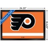 Trends International NHL Philadelphia Flyers - Logo 21 Framed Wall Poster Prints - 3 of 4