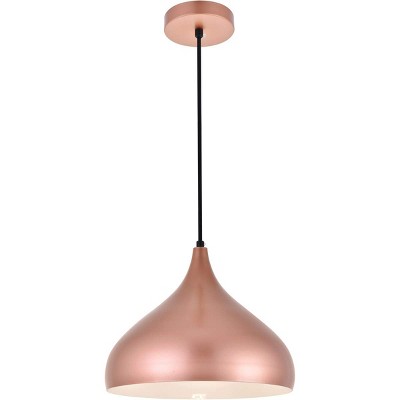 Honey Gold Aluminum Modern Pendant Light