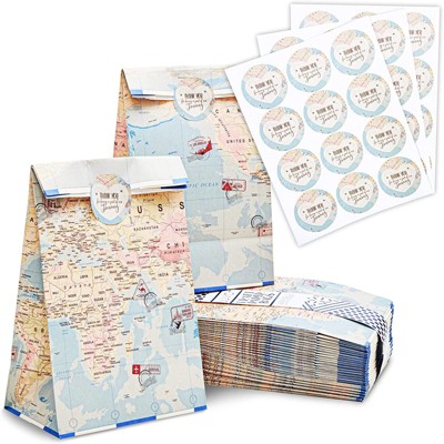 36 Pack Small Airplane Birthday Goodie Bags For Kids Themed Party, Party  Favors Bags, 5.1 X 8.7 In : Target