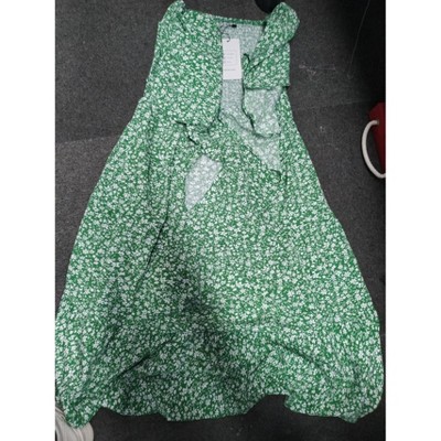Women's Knotted Knee Length Wrap Baby Shower Dress