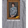 Men's Seinfeld The Kramer Portrait Short Sleeve Graphic T-Shirt - Athletic Heather - LG Big and Tall - 2 of 4