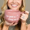He Put a Ring On It Cappuccino Mug Dolomite 24 oz - 2 of 3