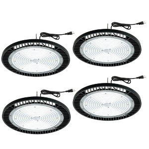 DAKAFUL UFO LED High Bay Light,11.6-15.7in Dimmable 240-400W/5000K/36000-60000LM LED Light,Industrial Lighting for Warehouse,Factory,Shop - 1 of 4