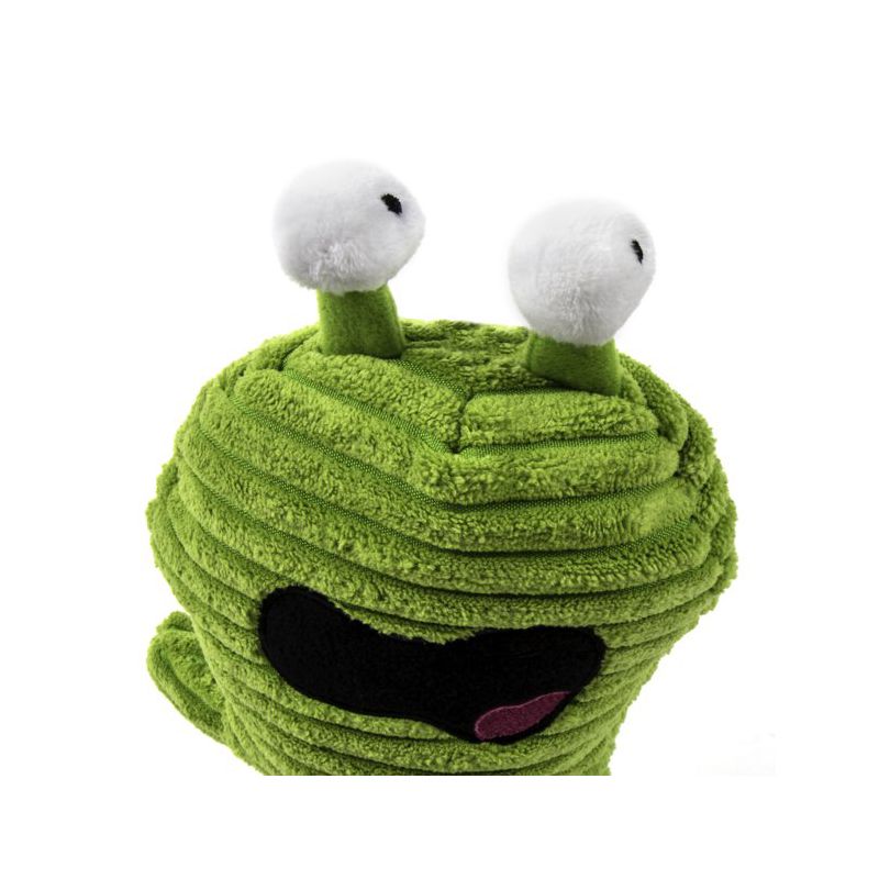 goDog PlayClean Germs Monster Squeaker Plush Pet Toy for Dogs & Puppies, 3 of 4