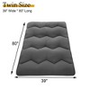 Foldable Futon Mattress Solid Color Floor Mattress Japanese Floor Bed Tatami Mattresses for Dorm Living Room - 4 of 4