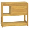vidaXL Bathroom Cabinet 33.5"x15.7"x29.5" Solid Wood Teak - 4 of 4