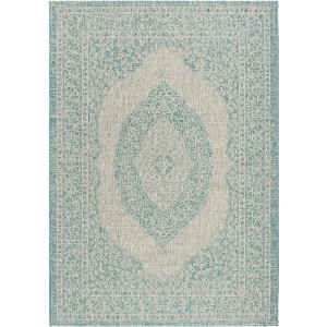 Courtyard CY8751 UV & Stain Resistant Non-Shedding Power Loomed Indoor/Outdoor Rugs - Safavieh - 1 of 4