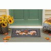 Evergreen Flag Elegant Pattern Pumpkins Garden Suede Flag and Sassafras Mat Set - 2 of 4