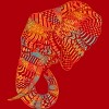 Junior's Design By Humans Elephant (Majestic) By kase T-Shirt - 2 of 3