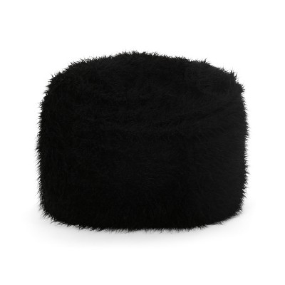 NicBex 5 Ft Rounded Faux Fur Bean Bag Chair with Removable Cover for Dorm,Apartment,Living Room,Bedroom,Hallway