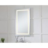 Elegant Lighting LED Hardwired Mirror Rectangle W24H40 Dimmable 3000K - 2 of 4