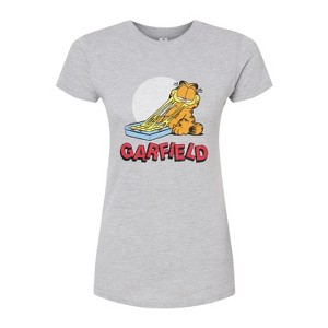 Women's - Garfield - Garfield Lasagna Logo Fitted Graphic T-Shirt - 1 of 3