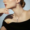 Cross Necklace for Women Religious CZ Sterling Silver Pendant with Twist Chain by Ginger Lyne - 2 of 4