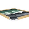 Kate and Laurel Blake Black Sands Dream Framed Printed Glass by Janet Meinke-Lau, 18x24, Natural - 3 of 4