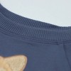 Baby Boys' 2pc Fox Applique Sweatshirt & Shorts Set - Cloud Island™ Navy Blue - 4 of 4