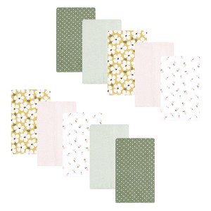 Luvable Friends Hudson Baby Flannel Burp Cloths 10pk Set - 1 of 2