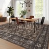 Washable Rug Boho Abstract Hallway Runners Vintage Distressed Floral Soft Low Pile Floor Carpet for Living Room - 3 of 4