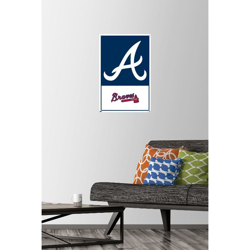 Trends International MLB Atlanta Braves - Logo 22 Unframed Wall Poster Prints, 2 of 7