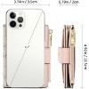 Wikineon Small Wallets for Women RFID Blocking Leather Bifold Zipper Pocket Wallet Credit Card Holder with ID Window - 4 of 4