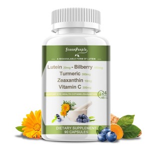 Greenpeople Lutein Capsules | Eye Supplements | Visual Function Support | 90ct - 1 of 4