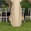 VisioGear 13'*13' Pop Up Gazebo, Hexagonal Canopy Shelter with 6 Zippered Mesh Netting for Garden, Wedding, Party, Beige, 159.6"*111.6"*159.6" - 4 of 4