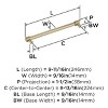 Amerock Faraday Pull for Cabinets, Drawers, and Furniture - 3 of 4