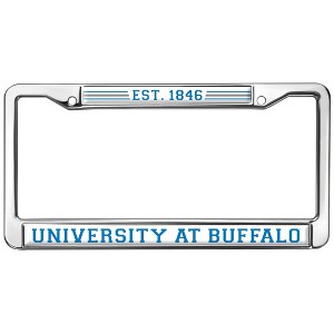 University at Buffalo School Logo Full Size Standard License Plate Metal Frame - 1 of 4