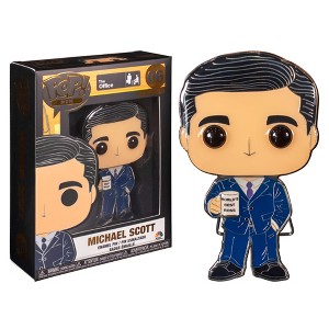 Funko The Office 3 Inch Funko POP Pin | Michael Scott - 1 of 4