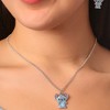 Disney Lilo & Stitch Pave Crystal Pendant Necklace - Cute Character Jewelry - 3 of 4