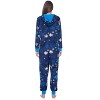 Ashford & Brooks Women's Mink Fleece Hooded One Piece Pajama Jumpsuit - 4 of 4
