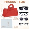 Unique Bargains PU Leather Waterproof Multi-Function Eyeglass Case with handle 7.1" x 3.3" - 2 of 4