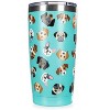 Memoi Thermal Insulated Stainless Steel Dogs 20 Oz Coffee Tumbler Seafoam 20OZ - 4 of 4
