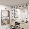 KIOTEE Rectangular Aluminum Alloy Framed and Tempered Glass Wall Bathroom Vanity Mirror in Matte Black - 3 of 4
