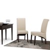 Set of 2 Franklin Deluxe Parson Dining Chair - Wyndenhall - 2 of 4