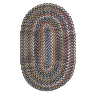 Colonial Mills Wayland Oval Area Rug - Blue 2x4