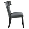 Modway Curve Performance Velvet Dining Chairs - Set of 2 - 3 of 4